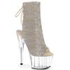 Pleaser - ADORE1018CRS Bottes de plateforme, Pole dance chaussures - Couleur argent/Transparent Product image